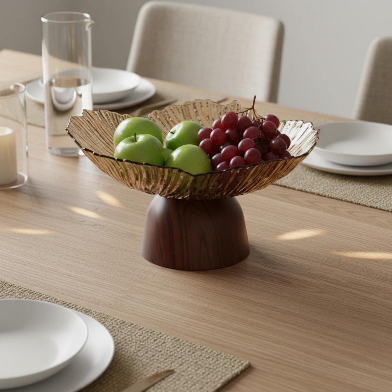 Wooden Serving Tray - Endüstriyel Tepsi Ahşap Görünümlü Tasarım Yüksek