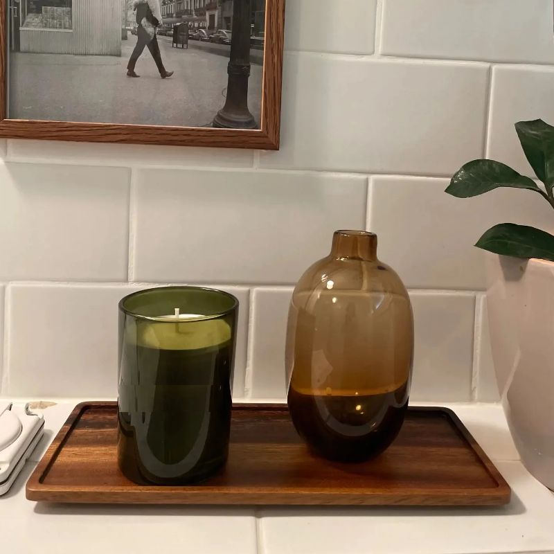 Doğal Ahşap Dikdörtgen Servis  - Wooden Serving Tray incelemesi ve fiyatı