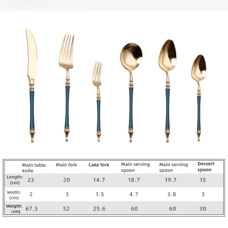 Lüks Batı Altın Yemek Takımı S - Gold Plated Cutlery incelemesi ve fiyatı