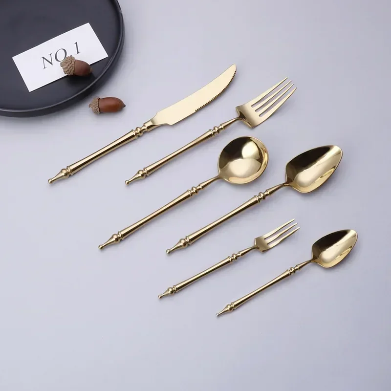 Lüks Batı Altın Yemek Takımı S - Gold Plated Cutlery incelemesi ve fiyatı