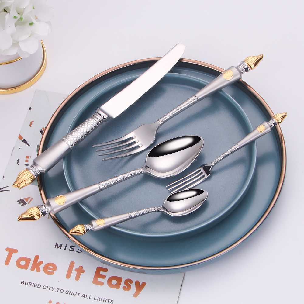 4 Parça Sofra Seti Paslanmaz Ç - Gold Plated Cutlery incelemesi ve fiyatı