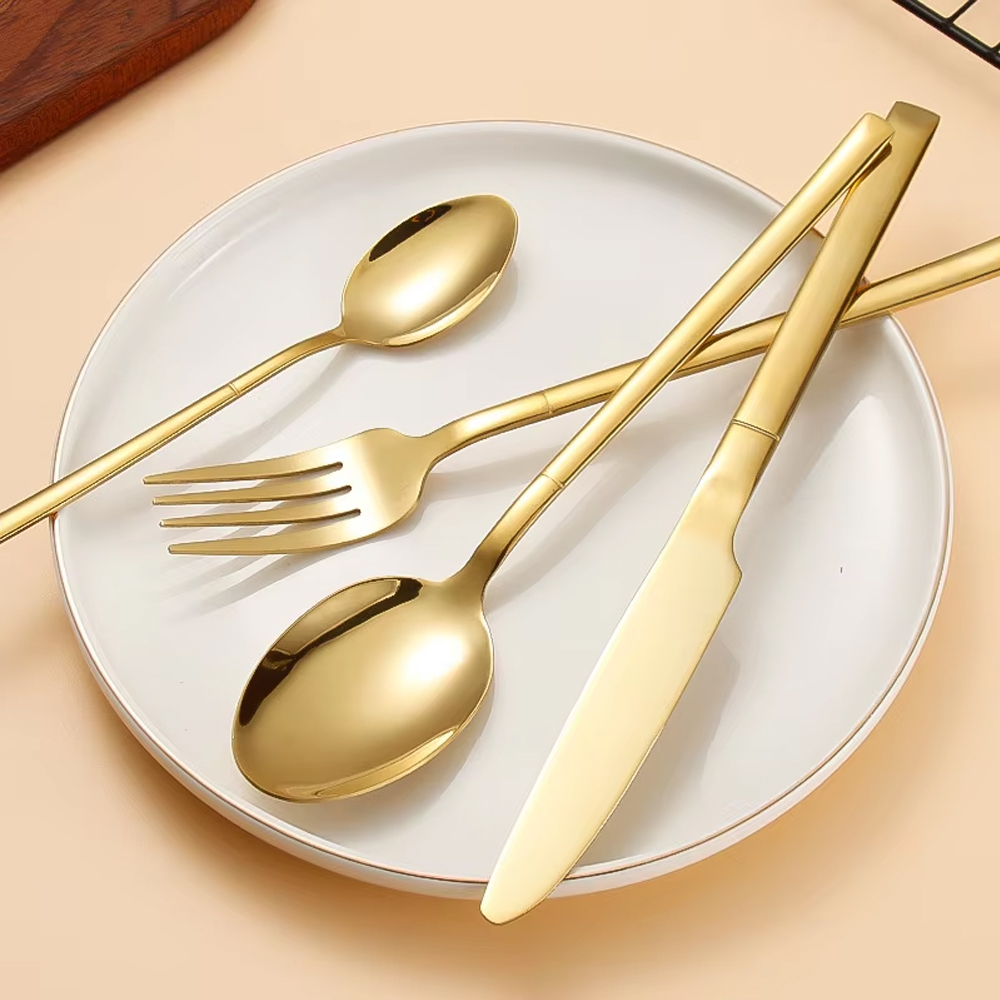30 adet altın sofra setleri pa - Gold Plated Cutlery incelemesi ve fiyatı