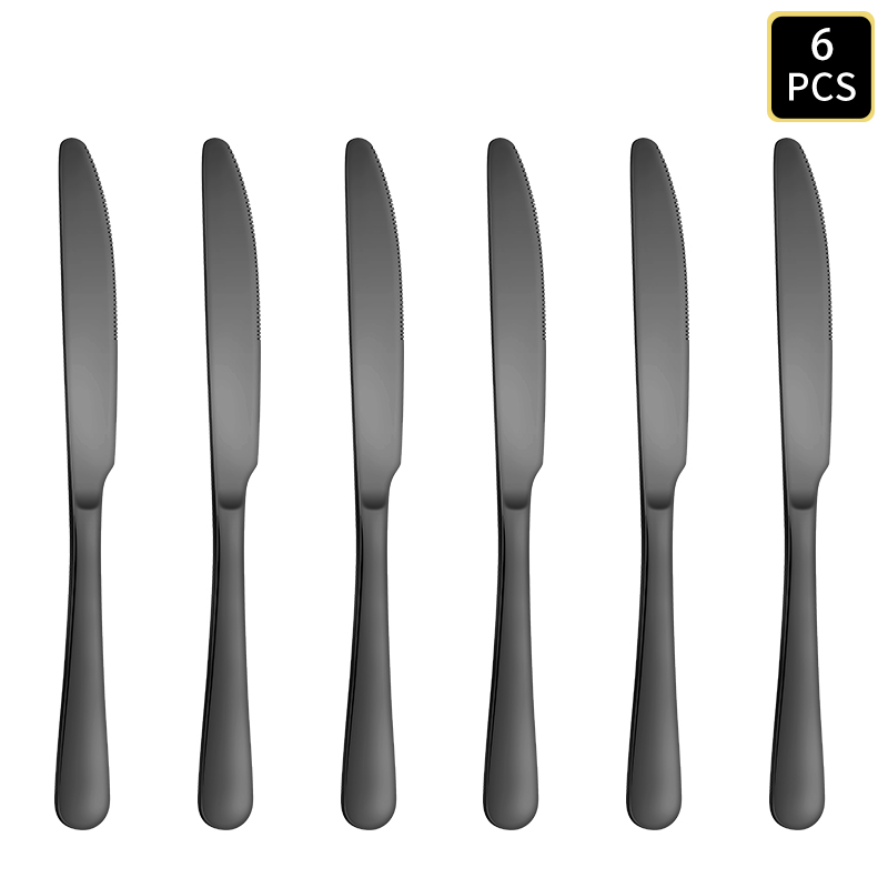 4/6/16/24 Parça Siyah Paslanma - Gold Plated Cutlery incelemesi ve fiyatı