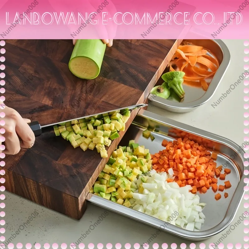 Paslanmaz Çelik Tepsili Ceviz  - Wooden Serving Tray incelemesi ve fiyatı